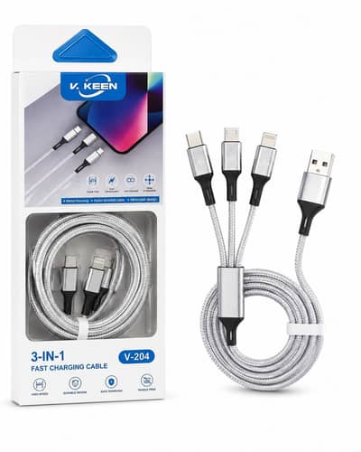 V. KEEN 3-in-1 Fast Cable