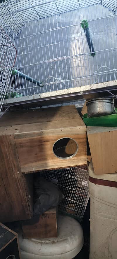 cages ,raw ring neck breeding box and small breeding box