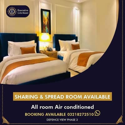 Executive Girls hostel only for girls defense view near iqra uni