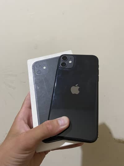 IPhone 11 64gb with box battery 84% 03287486384
