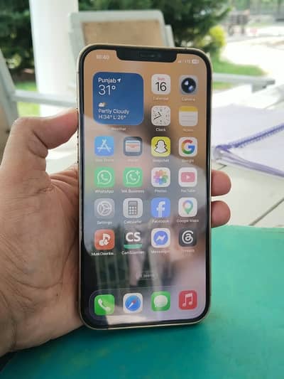iphone 12 pro max special golden edition PTA approved 256 GB