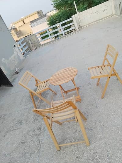 Wooden Foldable Patio Chairs