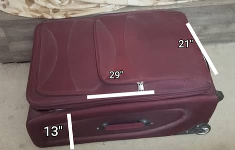 Large suitcase trolley