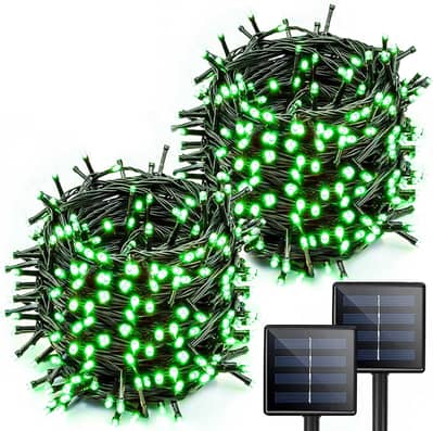Solar String Lights, 12m 100 LED Solar String Lights,8 Modes