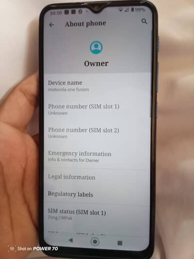 Motorola One Fusion 4gb 64gb