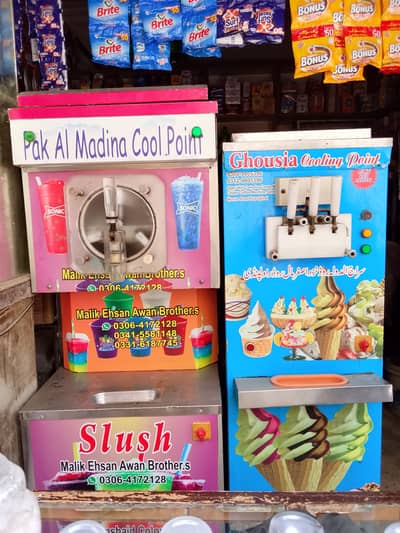 Con Ice cream and slush machine