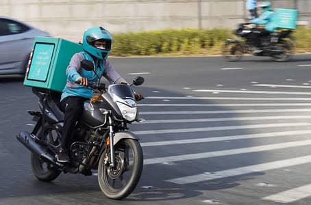 Bike rider job available hai Kuwait country main