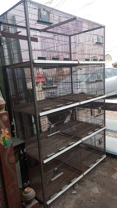 Large 8 section Bird Cage
