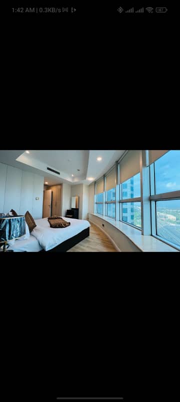 1BED LUXURY FURNISH APARTMENT AVAILABLE TONIGHT FOR RENT IN ISLAMABAD CENTURES MALL