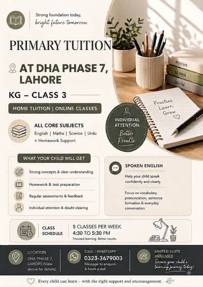 Primary Tution
