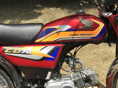 The honda cd70 2025 model far sale in brand new condition