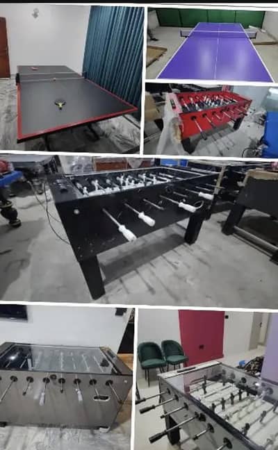 Table tennis foosball footbal games guda games snooker billard  token