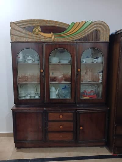 wardrobe and show case
