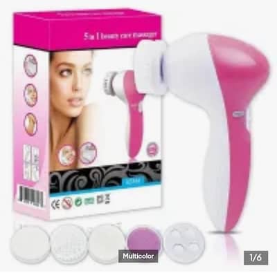 5 in 1 face massager and cleanser