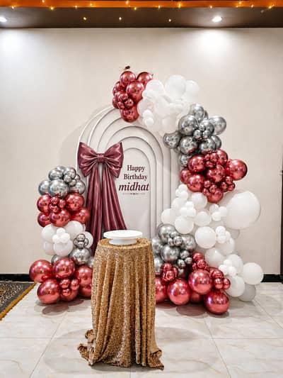 birthday decoration / balloon decorations  / surprise event
