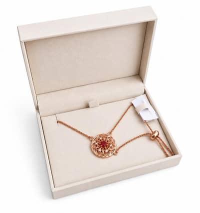 Elegant Rose Gold Floral Necklace for Women