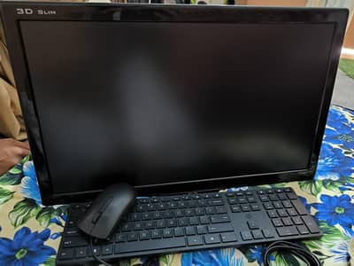 LED Monitor/TV with keyboard and mouse