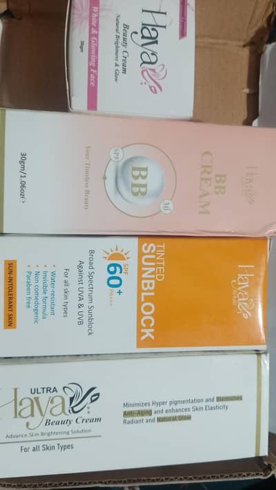 Haya 4 in 1 Original Beauty Kit - Sealed - COD Kharian