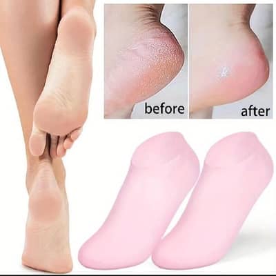 1 Pair of silicone Moisturizering socks