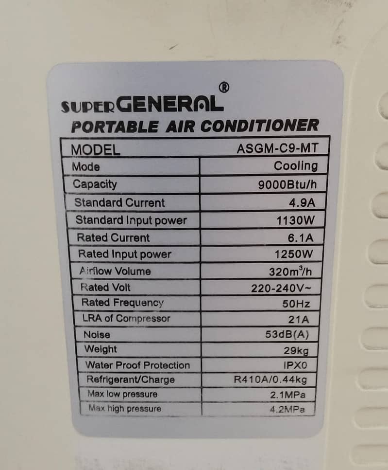 Portable AC 1