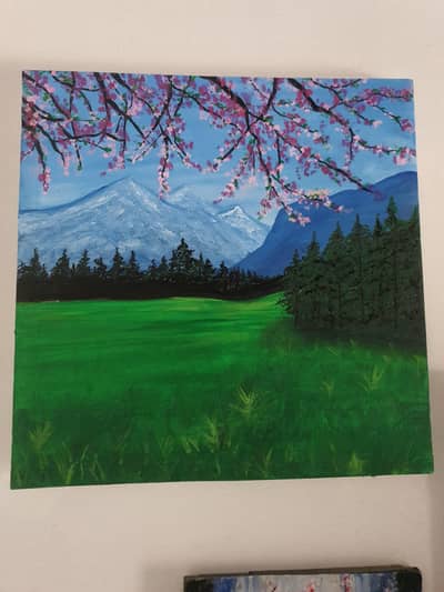 Handmade Acrylic Painting (Canvas Board)