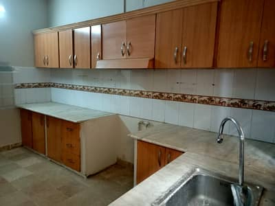 three bed dd ground floor portion for rent in johar