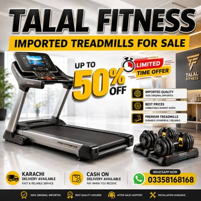 Imported running machines , exercise cycles and home gym equipments