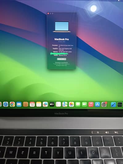 MacBook pro 2019 intel core i9  Ram 32gb Storage 500gb 15inch cycle191