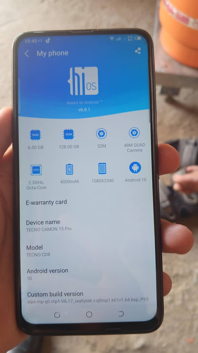 Tecno CAMON 15 Pro 0