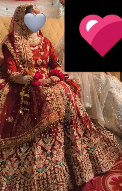 Beautiful Barat lehnga fully embroidered