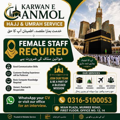 Female for office work
