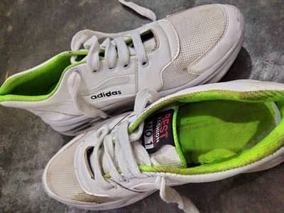 Adidas Style White & Green Casual Shoes – Rs. 3,000