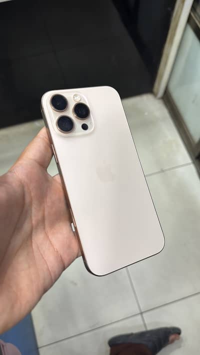 iPhone 16 Pro Max 256 Jv Exchange possible with any iphone