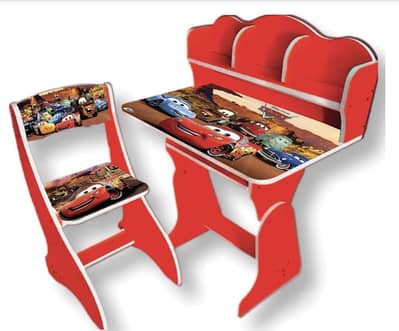 Wood table chair set