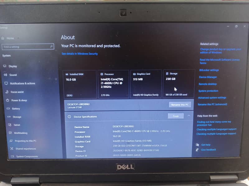 Dell Latitude e7240 0