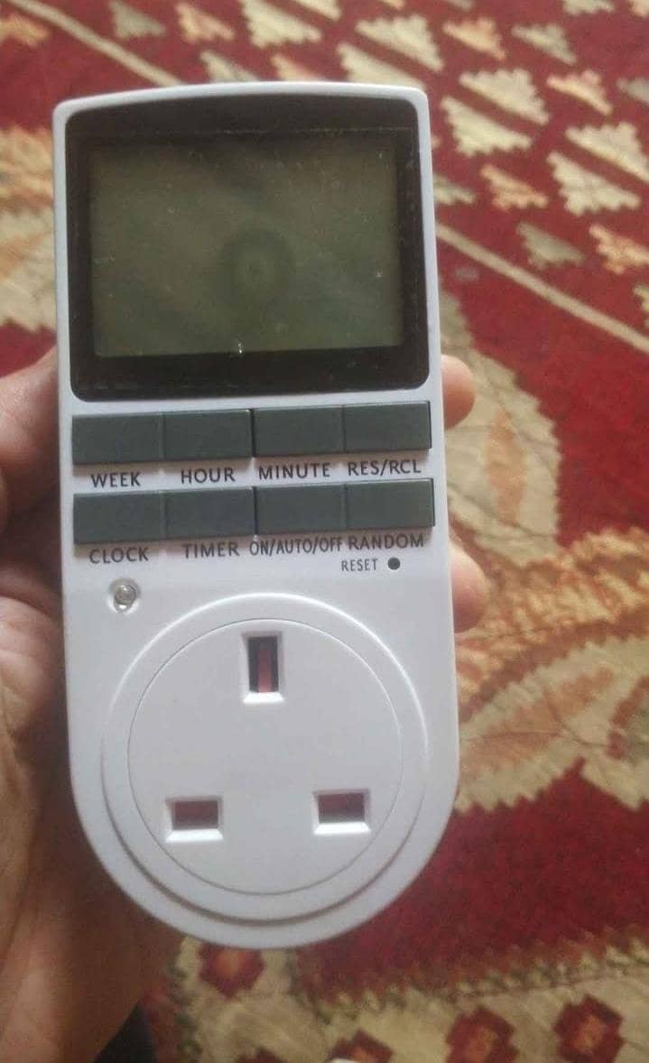 digital timer socket automatic 0