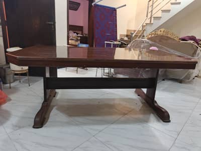 5 by 7 Dinning Table with 8 chairs Condition 8/10