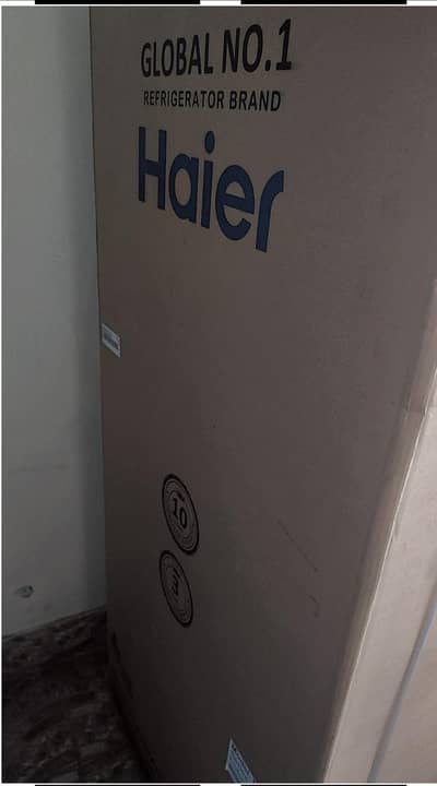 Haier HRF-418 Double Door Refrigerator Gold – Excellent Condition