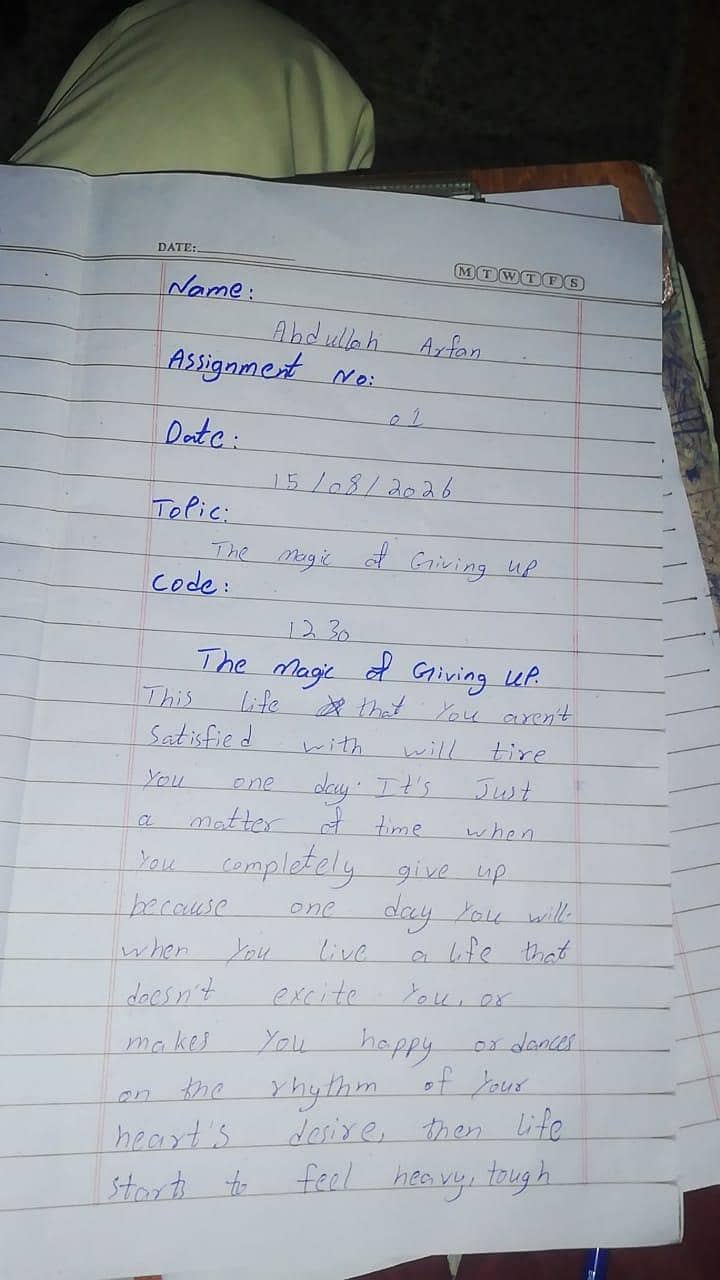 assignment writing 1
