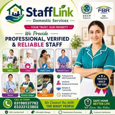 Maids/House Helper/Cook/Driver/Babysitter/Nurse/Patient Care/Driver