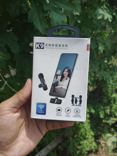 K9 Dual Wireless Microphone Set for Type-C & iphone . . .