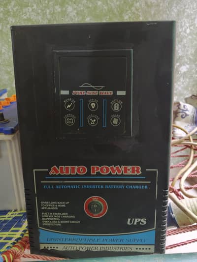 3000 wat autopower ups inverter battery charger with 4 ags batteries
