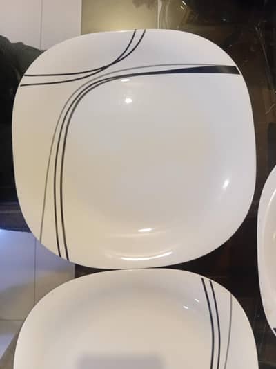 Marble Dinner Plates | Set of 6 Plates | Large size rice Plates