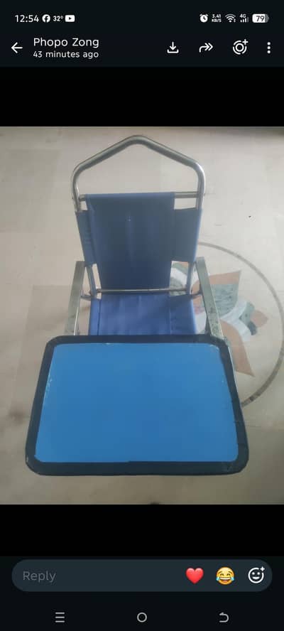 Student chair with desk