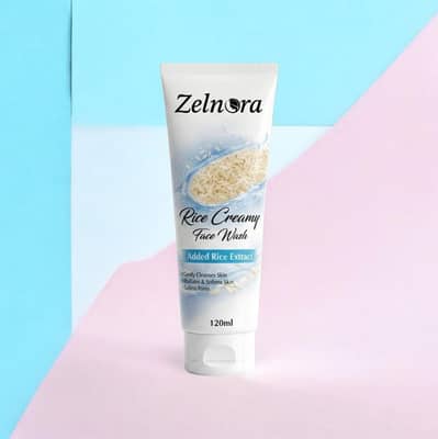 Zelnora Facewash Available | Charcoal + Rice | 6 Piece Lene Par 1 Free
