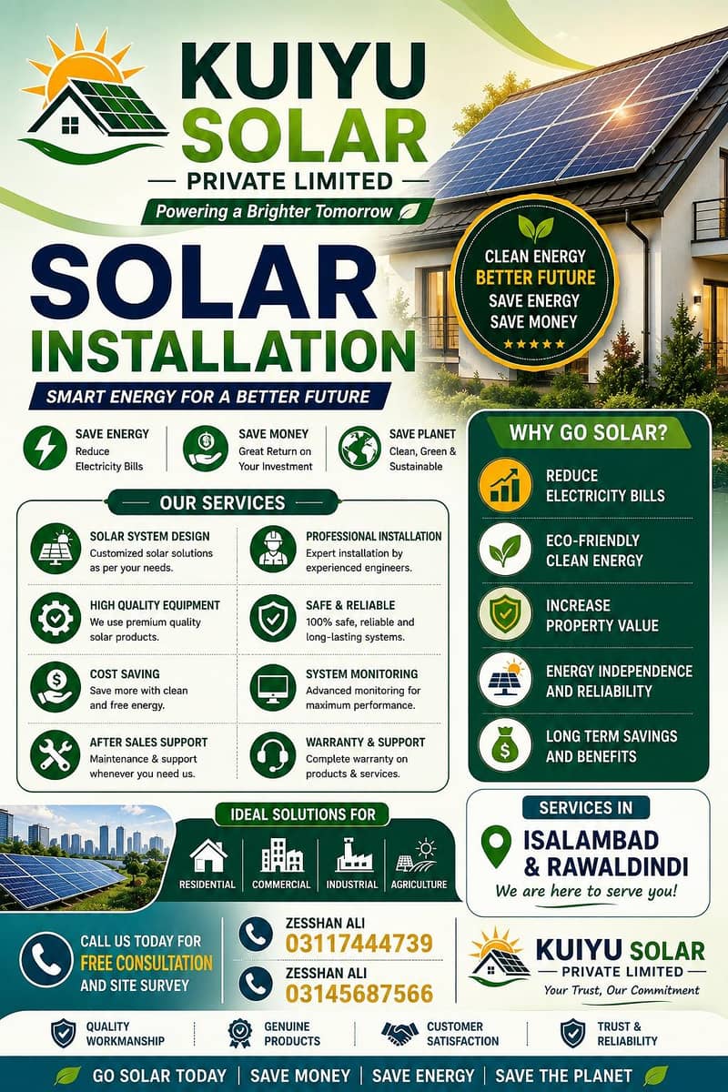 Solar installation Services in Islamaad & Rawalpindi Solar Panel Ins 8