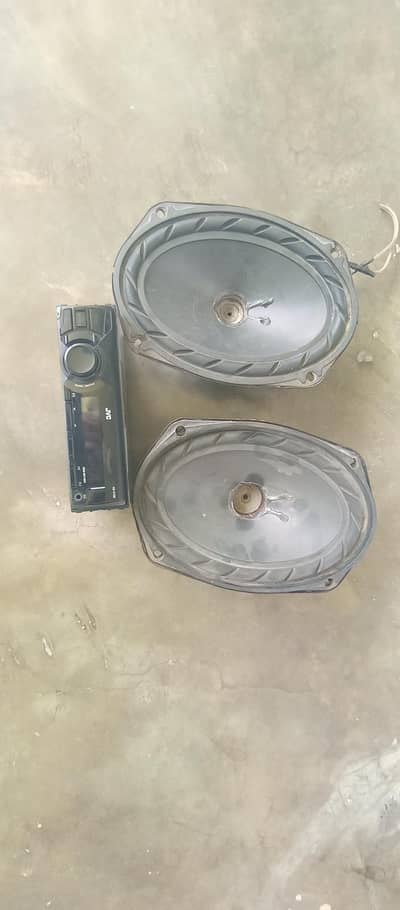 speakers and jvc tape for car