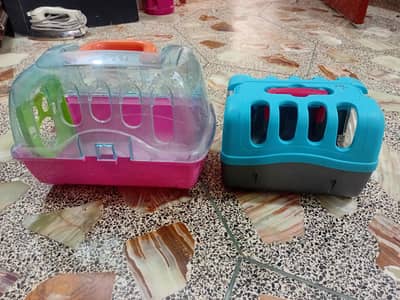 Different Pet Basket And Different Kittens Basket