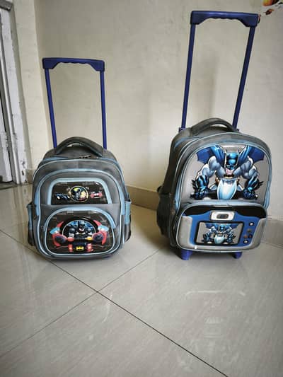 Pair of Trolley School Bags