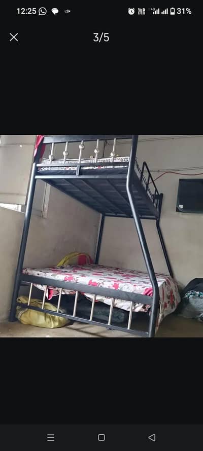 BUNKER BED Upper Size 3X6 Down 4x6